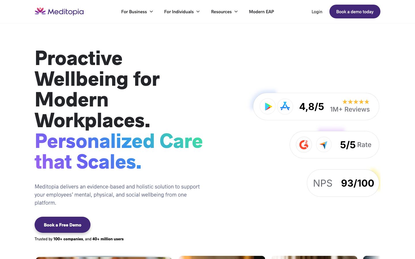 Meditopia 官网首页