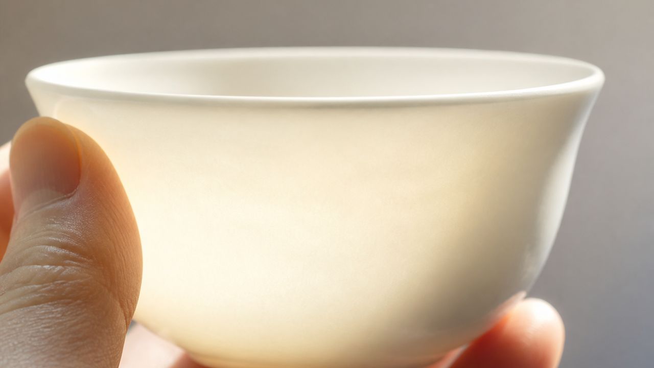 Why this cup is translucent
